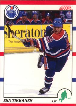 #13 Esa Tikkanen - Edmonton Oilers - 1990-91 Score Canadian Hockey