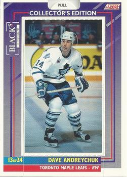 #13 Dave Andreychuk - Toronto Maple Leafs - 1993-94 Black's Score Toronto Maple Leafs Hockey