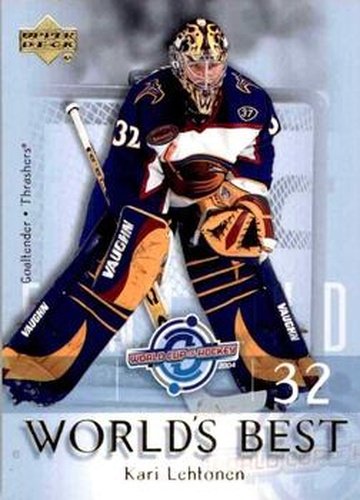 #WB13 Kari Lehtonen - Atlanta Thrashers - 2004-05 Upper Deck Hockey - World's Best
