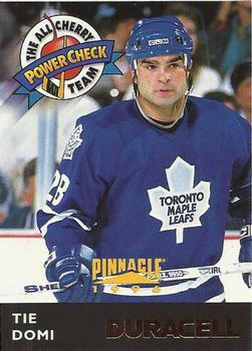 #DC13 Tie Domi - Toronto Maple Leafs - 1996-97 Duracell All-Cherry Team Hockey