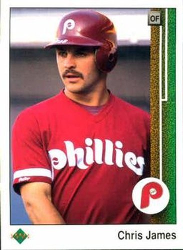 #513 Chris James - Philadelphia Phillies - 1989 Upper Deck Baseball