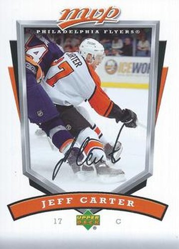 #213 Jeff Carter - Philadelphia Flyers - 2006-07 Upper Deck MVP Hockey