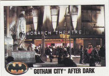 #13 Gotham City After Dark - 1989 Topps Batman