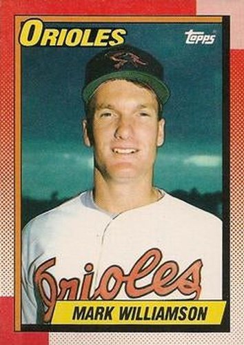 #13 Mark Williamson - Baltimore Orioles - 1990 Topps Baseball