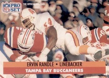 #313 Ervin Randle - Tampa Bay Buccaneers - 1991 Pro Set Football