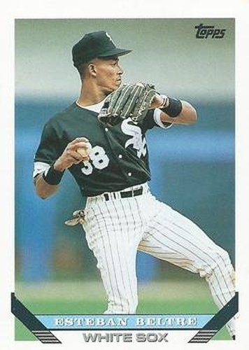 #13 Esteban Beltre - Chicago White Sox - 1993 Topps Baseball