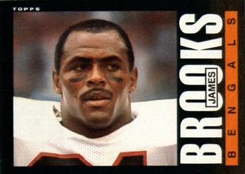 #213 James Brooks - Cincinnati Bengals - 1985 Topps Football