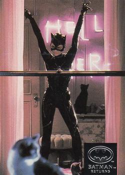 #13 Catwoman is brought to life by lovely Michell - 1992 Stadium Club Batman Returns