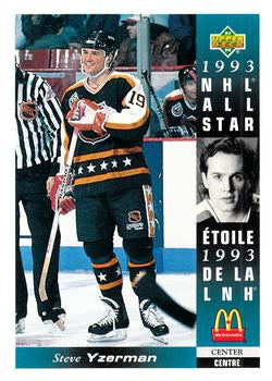 #McD-13 Steve Yzerman - Detroit Red Wings - 1993-94 Upper Deck McDonald's Hockey