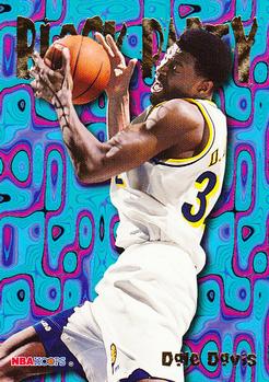 #13 Dale Davis - Indiana Pacers - 1995-96 Hoops Basketball - Block Party