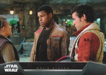 #13 Meeting with General Organa - 2015 Topps Star Wars The Force Awakens - Movie Scenes