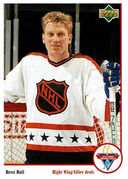 #Mc-13 Brett Hull - St. Louis Blues - 1991-92 Upper Deck McDonald's All-Stars Hockey