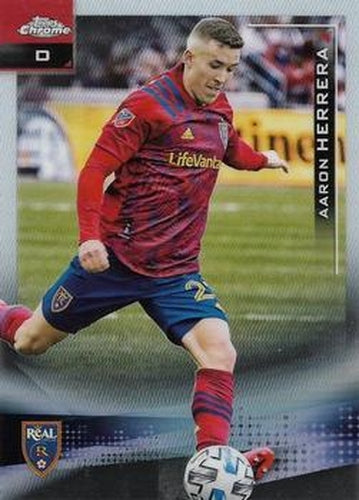 #13 Aaron Herrera - Real Salt Lake - 2021 Topps Chrome MLS Soccer