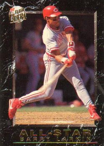 #13 Barry Larkin - Cincinnati Reds - 1992 Ultra Baseball - All-Stars