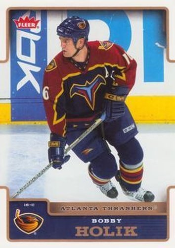 #13 Bobby Holik - Atlanta Thrashers - 2006-07 Fleer Hockey