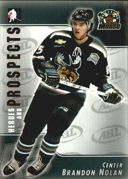 #13 Brandon Nolan - Manitoba Moose - 2004-05 In The Game Heroes and Prospects Hockey