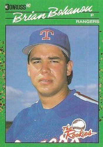 #13 Brian Bohanon - Texas Rangers - 1990 Donruss The Rookies Baseball