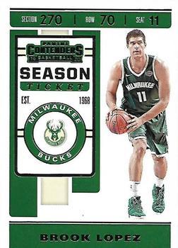 #13 Brook Lopez - Milwaukee Bucks - 2019-20 Panini Contenders Basketball