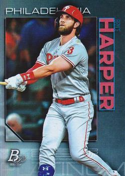 #13 Bryce Harper - Philadelphia Phillies - 2020 Bowman Platinum Baseball
