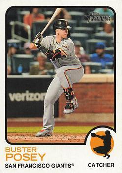 #13 Buster Posey - San Francisco Giants - 2022 Topps Heritage Baseball