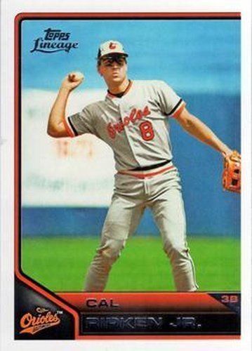 #13 Cal Ripken Jr. - Baltimore Orioles - 2011 Topps Lineage Baseball