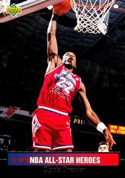 #13 Clyde Drexler - Portland Trail Blazers - 1992-93 Upper Deck NBA All-Stars Basketball