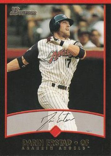 #13 Darin Erstad - Anaheim Angels - 2001 Bowman Baseball