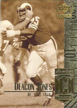 #13 Deacon Jones - Los Angeles Rams - 1999 Upper Deck Century Legends Football