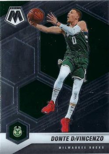#13 Donte DiVincenzo - Milwaukee Bucks - 2020-21 Panini Mosaic Basketball