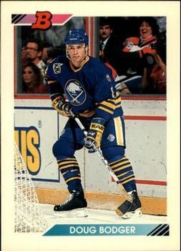 #13 Doug Bodger - Buffalo Sabres - 1992-93 Bowman Hockey