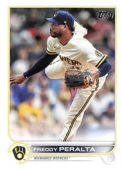 #13 Freddy Peralta - Milwaukee Brewers - 2022 Topps Baseball