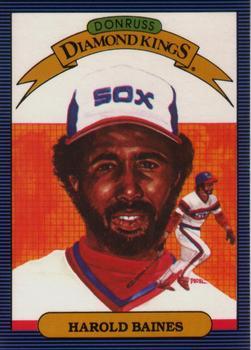 #13 Harold Baines - Chicago White Sox - 1986 Leaf Baseball