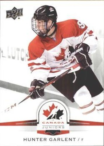 #13 Hunter Garlent - Canada - 2014-15 Upper Deck Team Canada Juniors Hockey