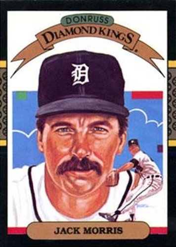 #13 Jack Morris - Detroit Tigers - 1987 Donruss Baseball