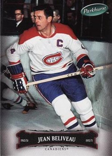 #13 Jean Beliveau - Montreal Canadiens - 2006-07 Parkhurst Hockey