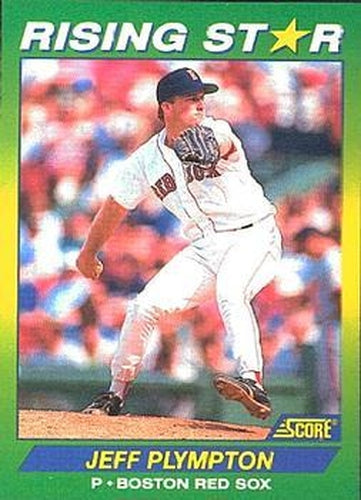 #13 Jeff Plympton - Boston Red Sox - 1992 Score 100 Rising Stars Baseball
