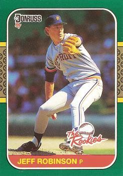 #13 - Jeff Robinson - Detroit Tigers - 1987 Donruss The Rookies Baseball