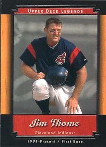 #13 Jim Thome - Cleveland Indians - 2001 Upper Deck Legends Baseball
