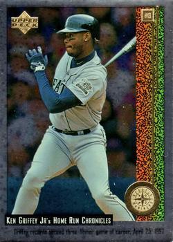 #13 Ken Griffey Jr. - Seattle Mariners - 1998 Upper Deck - Ken Griffey Jr.'s Home Run Chronicles Baseball