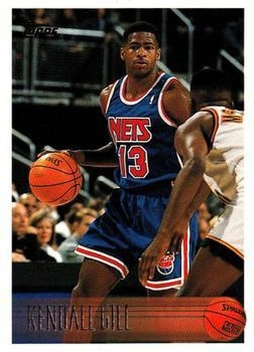 #13 Kendall Gill - New Jersey Nets - 1996-97 Topps Basketball