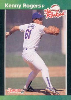 #13 Kenny Rogers - Texas Rangers - 1989 Donruss The Rookies Baseball