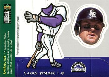 #13 Larry Walker - Colorado Rockies - 1998 Collector's Choice - Mini Bobbing Heads Baseball
