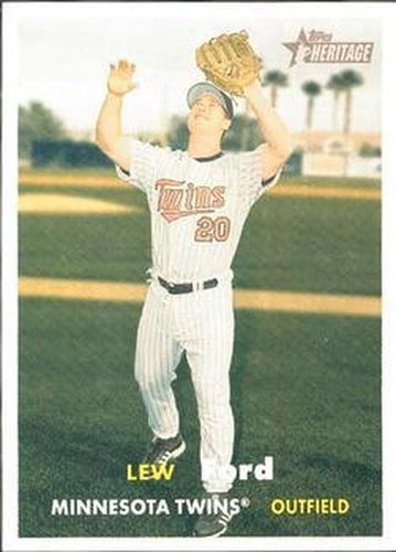 #13 Lew Ford - Minnesota Twins - 2006 Topps Heritage Baseball