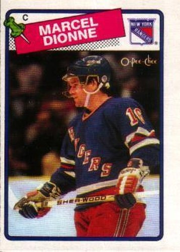 #13 Marcel Dionne - New York Rangers - 1988-89 O-Pee-Chee Hockey