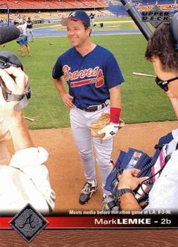 #13 Mark Lemke - Atlanta Braves - 1997 Upper Deck Baseball