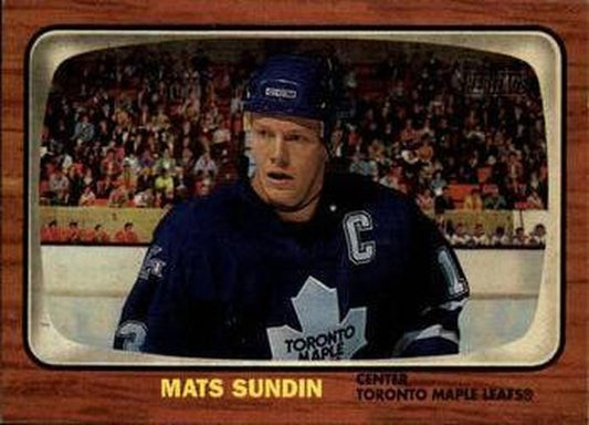 #13 Mats Sundin - Toronto Maple Leafs - 2002-03 Topps Heritage Hockey