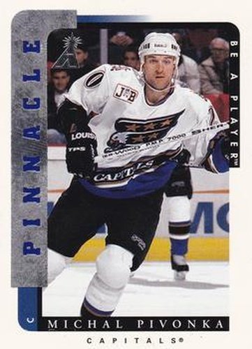 #13 Michal Pivonka - Washington Capitals - 1996-97 Pinnacle Be a Player Hockey