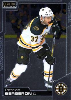#13 Patrice Bergeron - Boston Bruins - 2020-21 O-Pee-Chee Platinum Hockey