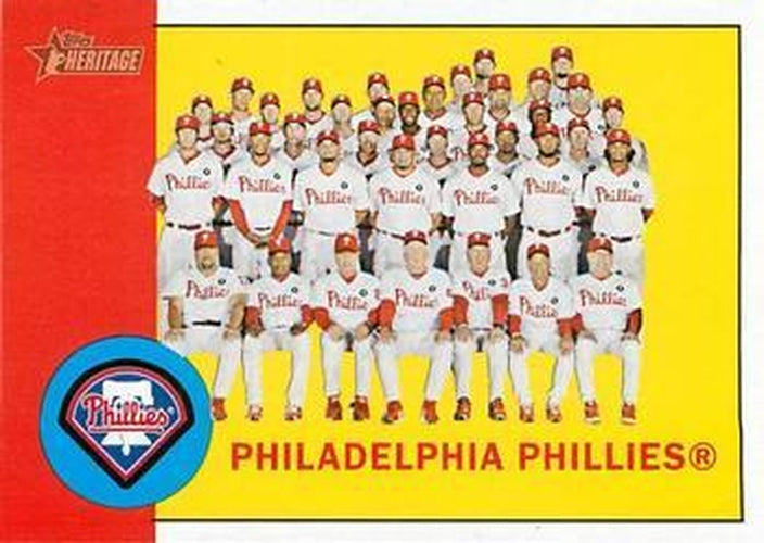 #13 Philadelphia Phillies - Philadelphia Phillies - 2012 Topps Heritage Baseball