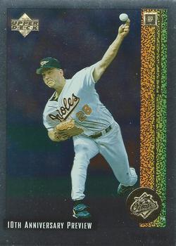 #13 Randy Myers - Baltimore Orioles - 1998 Upper Deck - 10th Anniversary Preview Baseball